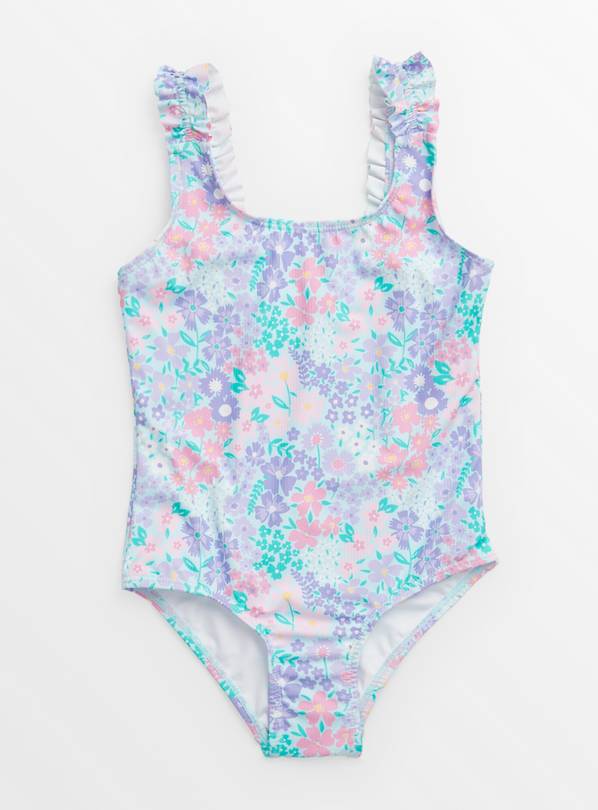 Ditsy Floral Print Swimsuit 10 years